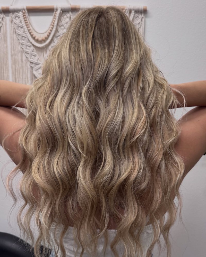 Old money blonde with lived-in neutral tones and soft root depth by an Auburn CA colorist.